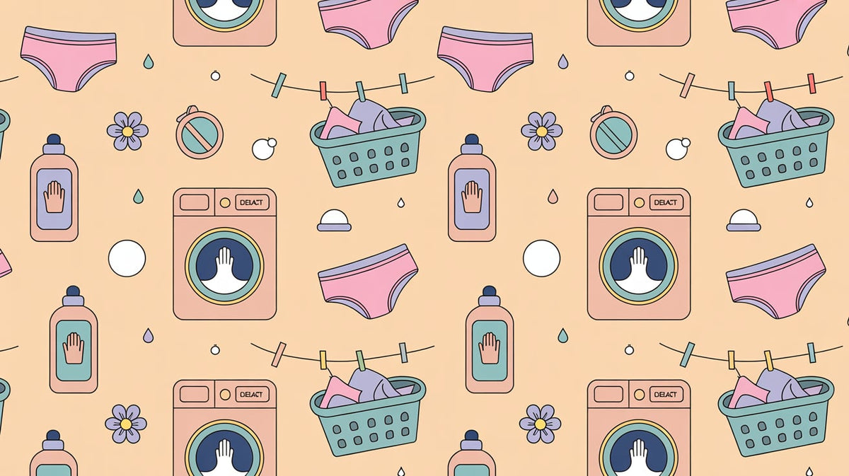 Hoe moet ik menstruatie ondergoed wassen?