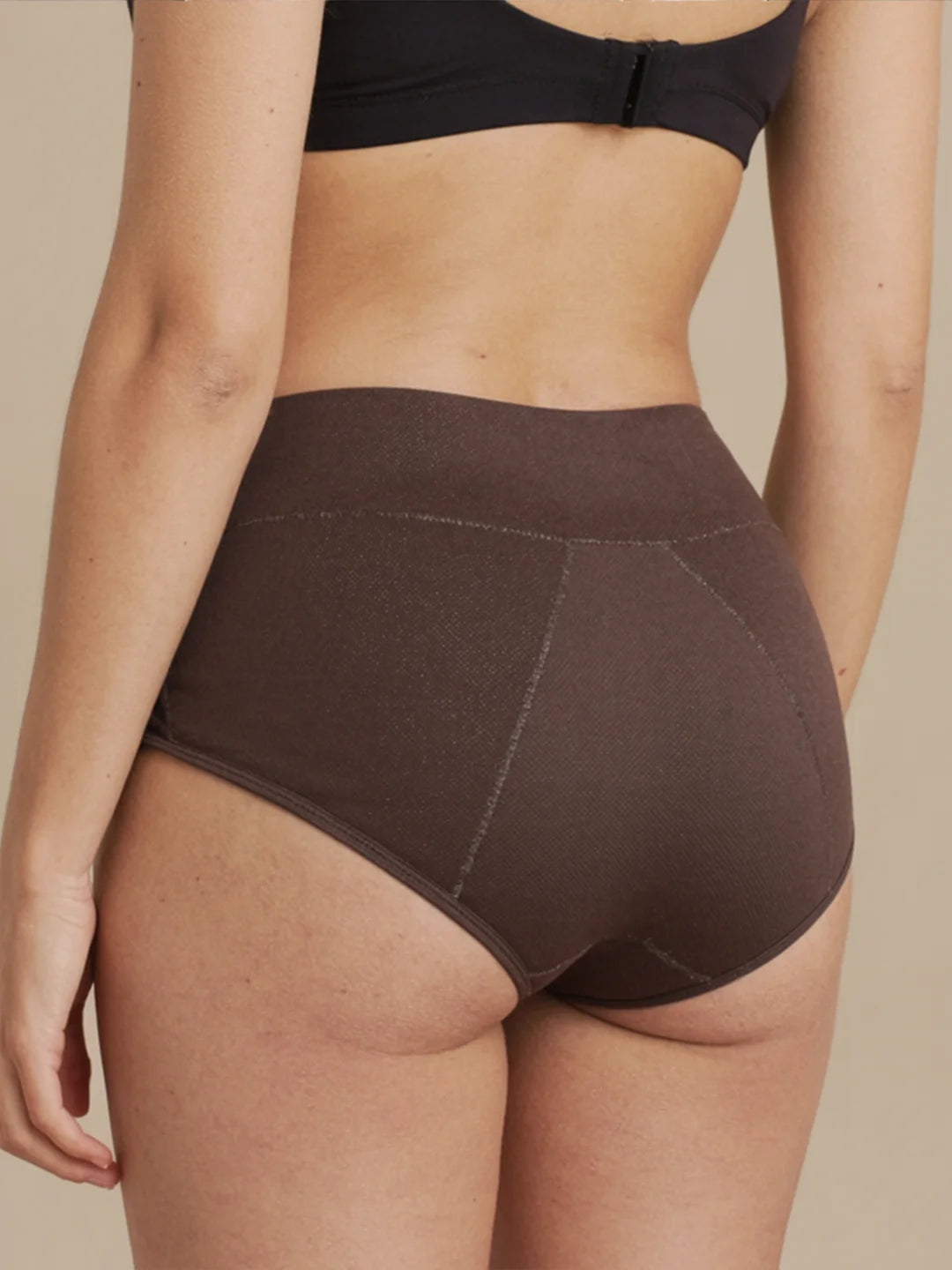 Huggster Brief | 100% auslaufsicher, Tag & Nacht | Dunkelbraun