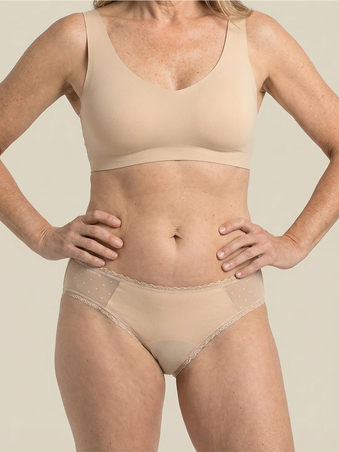 Everyday Brief | Starker Urinverlust | 100% auslaufsicher, Tag & Nacht | Apricot