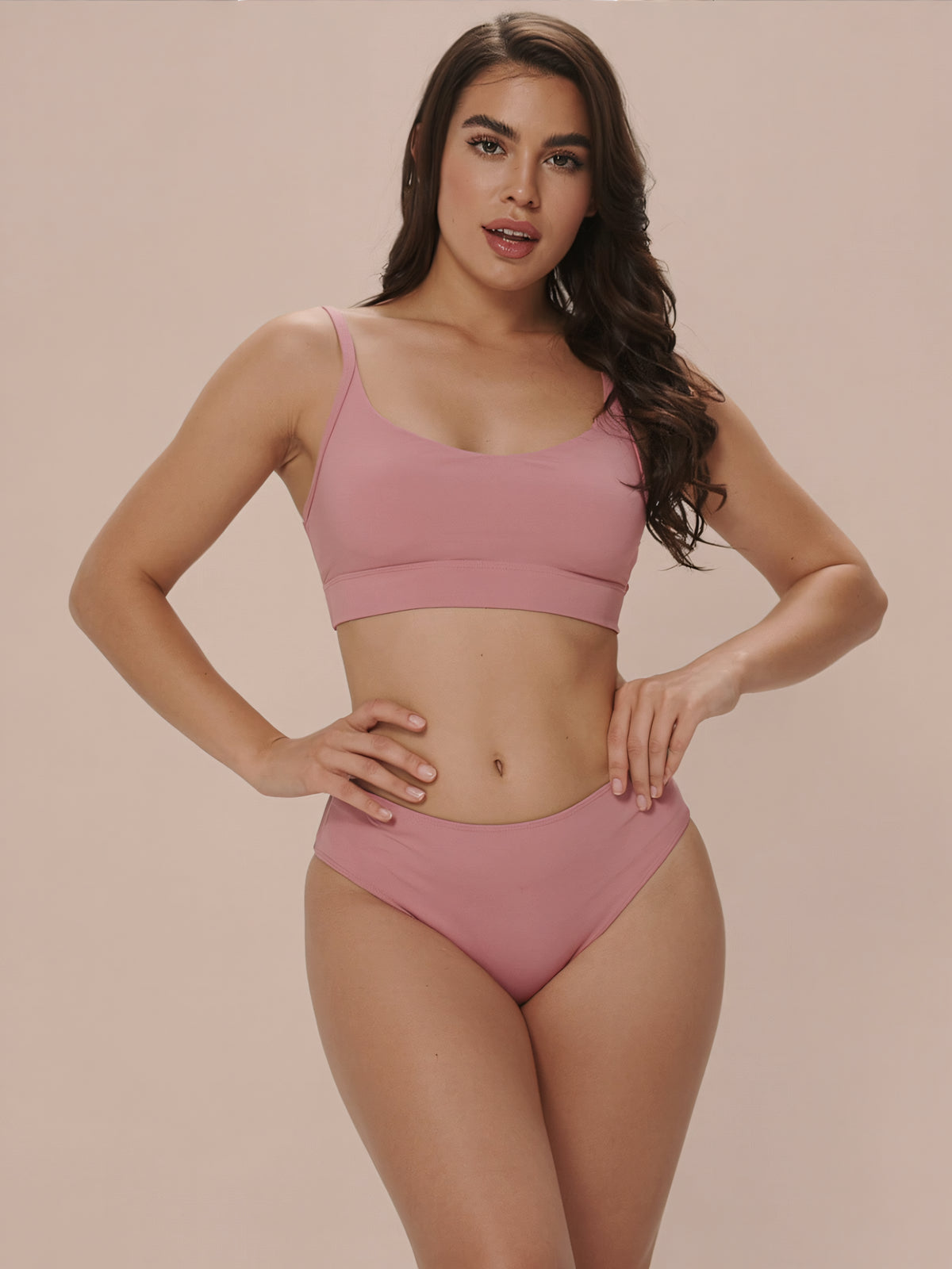 High Waist Brief | 100% auslaufsicher, Tag & Nacht | Rosa | Periodenunterwäsche