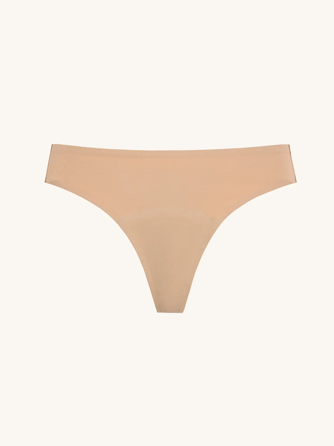 Nahtloser Brazilian | leichter Urinverlust | Ultraweich & nahtlos | 100% auslaufsicher & Bio-Baumwolle | Apricot