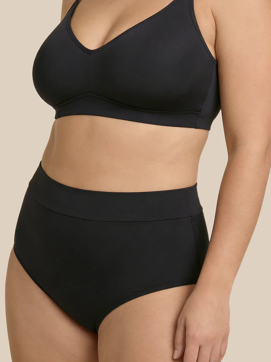 Menstruations-Schwimmbrief | Extra intensiv | 100 % auslaufsicher | Schwarz