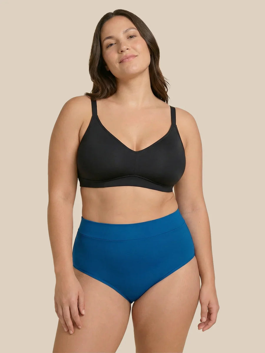 Menstruations-Schwimmbrief | Extra intensiv | 100 % auslaufsicher | Blau