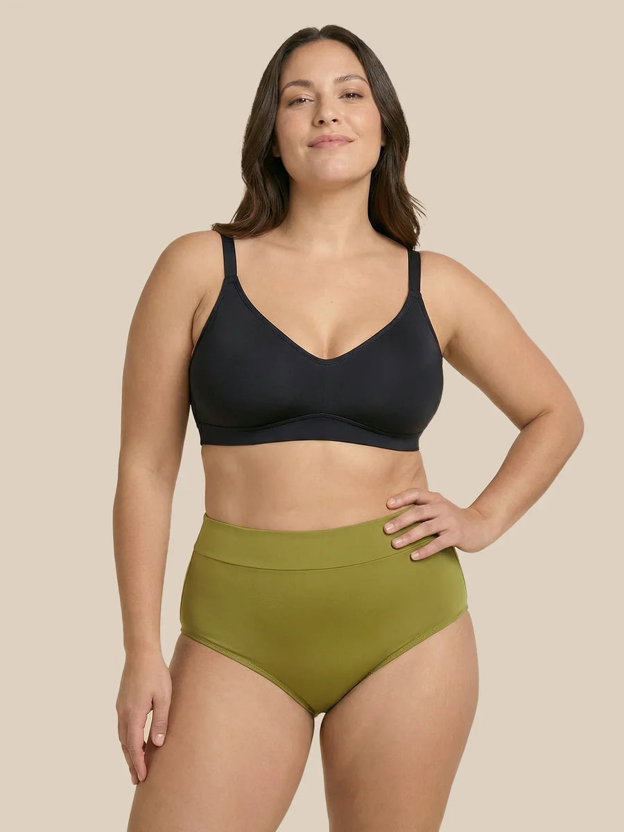 Menstruations-Schwimmbrief | Extra intensiv | 100 % auslaufsicher | Grün