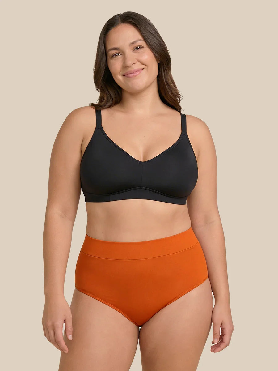 Menstruations-Schwimmbrief | Extra intensiv | 100 % auslaufsicher | Orange