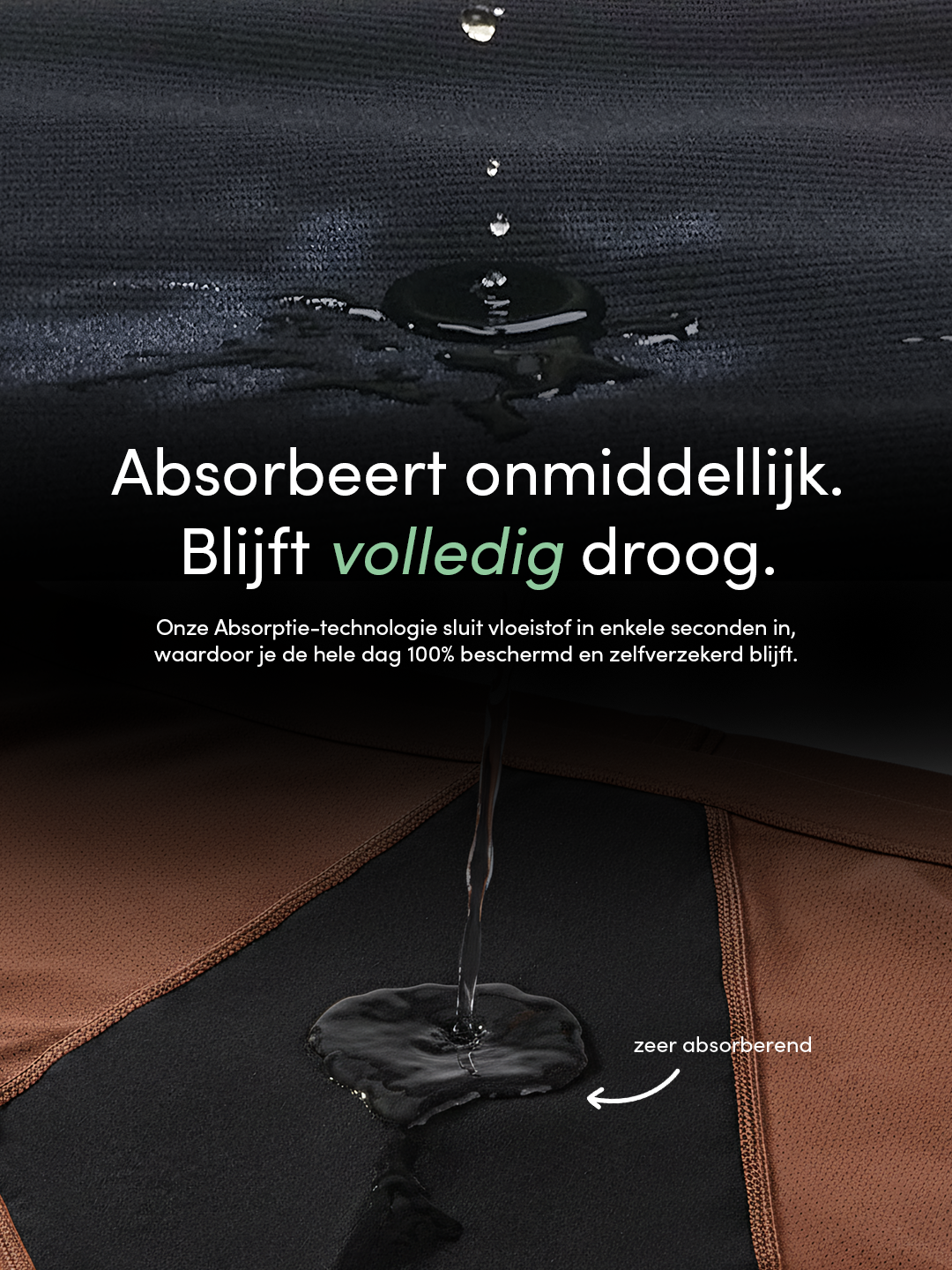 Huggster Brief | Bundel van 10 | Hevig Urineverlies | 100% lekvrij, dag & nacht | Oranje