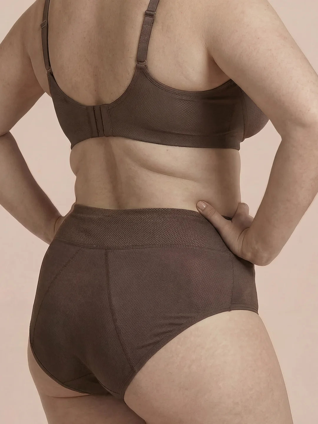 Classic Brief | 100% auslaufsicher, Tag & Nacht | Braun | Periodenunterwäsche