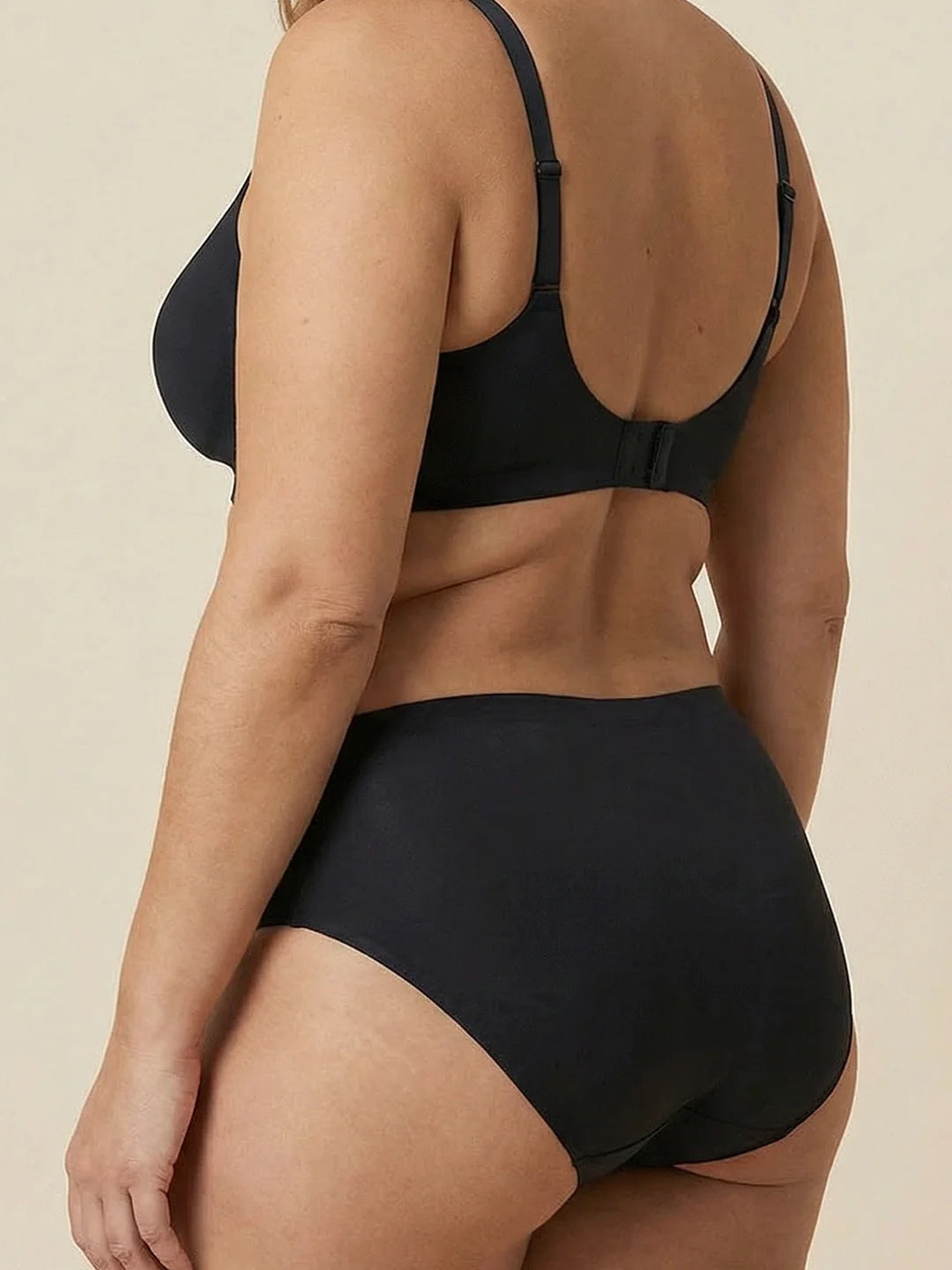 High Waist Brief | Starker Urinverlust | Ultraweich & nahtlos | 100% auslaufsicher & Bio-Baumwolle | Schwarz | Oendies