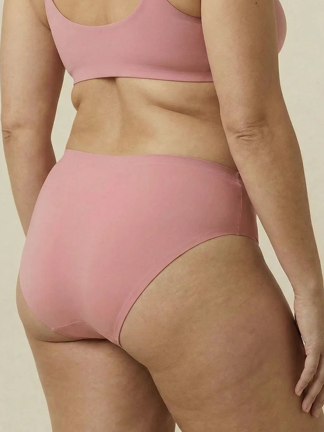 High Waist Slip | starker Urinverlust | Ultraweich & nahtlos | 100% auslaufsicher & Bio-Baumwolle | Rosa