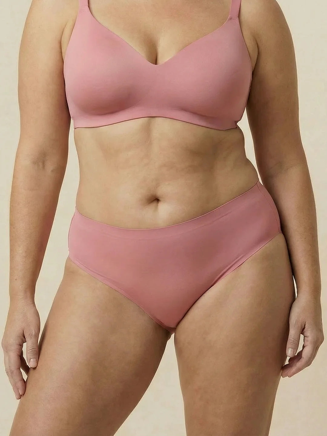 High Waist Slip | starker Urinverlust | Ultraweich & nahtlos | 100% auslaufsicher & Bio-Baumwolle | Rosa