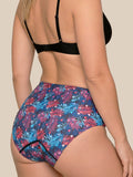 Menstruation Schwimmbrief Teenager | Extra intensiv | 100 % auslaufsicher | Blumen