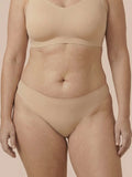 Nahtloser Brazilian | leichter Urinverlust | Ultraweich & nahtlos | 100% auslaufsicher & Bio-Baumwolle | Apricot