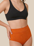 Menstruation Schwimmbrief Teenager | Extra intensiv | 100 % auslaufsicher | Orange