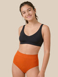 Menstruation Schwimmbrief Teenager | Extra intensiv | 100 % auslaufsicher | Orange