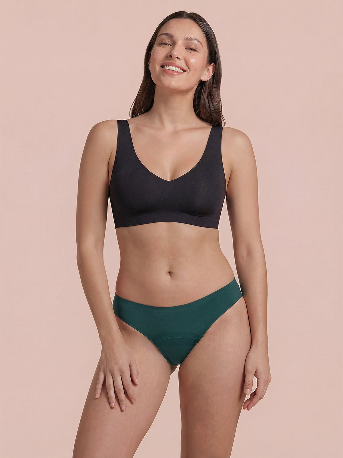 Classic 2.0 Brief | 100% auslaufsicher, Tag & Nacht | Grün | Periodenunterwäsche