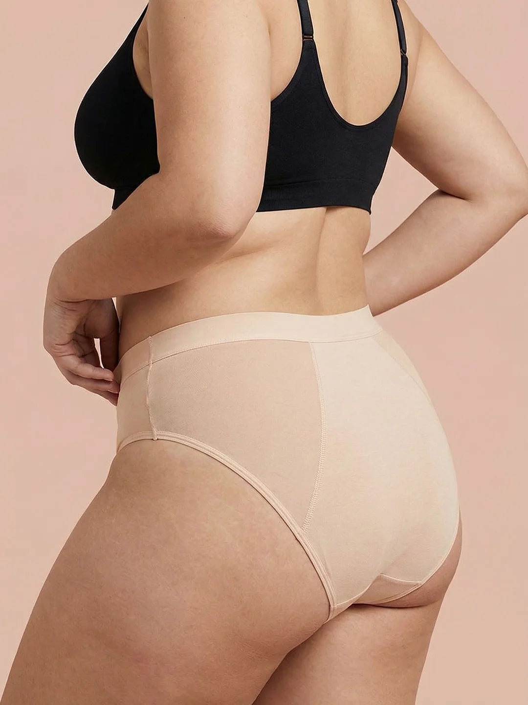 Invisible Hugger | 100% auslaufsicher, Tag & Nacht | Apricot | Periodenunterwäsche