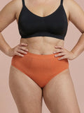 Invisible Hugger | 100% auslaufsicher, Tag & Nacht | Orange | Periodenunterwäsche