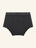 Boyfriend Brief 2.0 | 100% auslaufsicher, Tag & Nacht | Schwarz | Periodenunterwäsche | Oendies