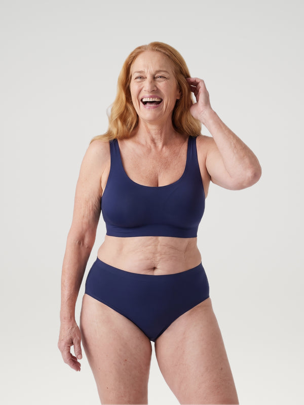 High Waist Brief | Extra Heavy | Blau