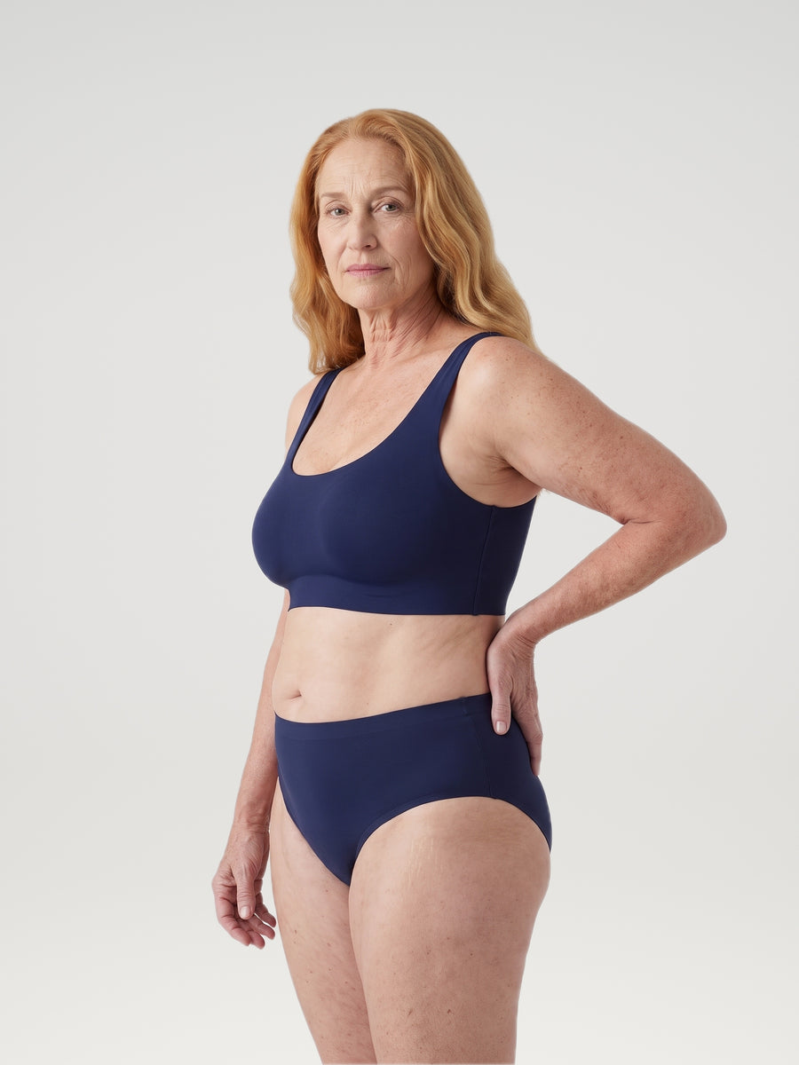 High Waist Brief | Extra Heavy | Blau
