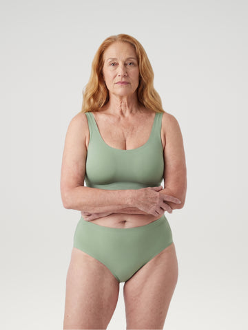 High Waist Brief | Extra Heavy | Grün