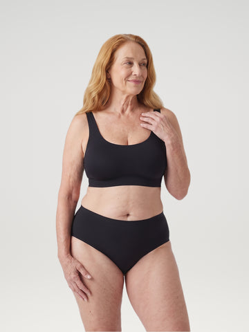 High Waist Brief | Extra Heavy | Schwarz